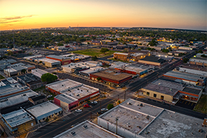 Aerial view of Killeen, Texas